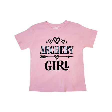 

Inktastic Archery Girl Bow Hunting Gift Toddler Toddler Girl T-Shirt