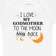 thumbnail image 4 of Inktastic I Love My Godmother to the Moon and Back Boys or Girls Baby Bodysuit, 4 of 5