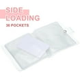 thumbnail image 4 of 3 Pcs Mini Photo Album, 36 Pockets 4x4 Kpop Photocard Holder, Transparent, 4 of 7