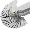 thumbnail image 5 of Highly Accurate Thread Gauge Set, Chrome Finish Stainless Steel Tools For Metric & Imperial Screw Gauge Measurement, Features Clear Number Marking And Adjustable Disassembly, 5 of 5