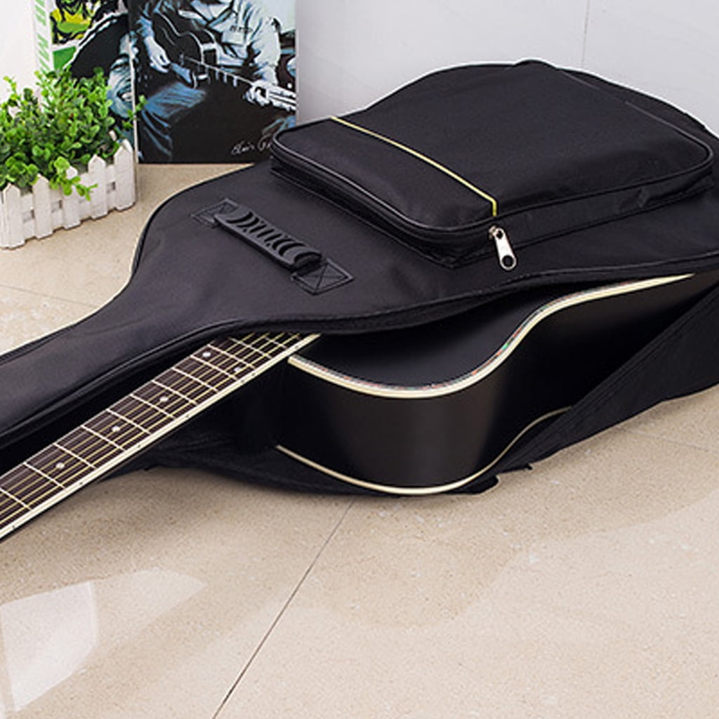 Thicken Padded Guitar Bag 40/41inch Acoustic Guitar Carrying Bag Nylon Electric Guitar Case Backpack Easy to Carry