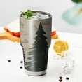 thumbnail image 3 of 30oz Red and Green Christmas Pattern Tumblers Stainless Steel Tumbler with Lid and Straw,Vacuum Insulated Double Wall Travel Tumbler Cups Mug with Cleaning Brush for Coffee,Tea, 3 of 7