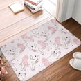 thumbnail image 5 of Xecao Cute Piggy Ballerina print Flannel Mat: Non-slip, 16x24in. Ideal for kitchen, bedroom, bath & living room., 5 of 9