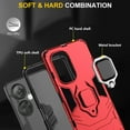 thumbnail image 2 of FIEWESEY for One Plus Nord 3 Phone Case, Shoftproof Military Grade Drop Protective Case with Kickstand Rugged Phone Case for One Plus Nord 3/One Plus ACE 2V (Red), 2 of 6