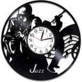 thumbnail image 2 of Amblelife Jazz Vinyl Clock Music Genre Birthday Gift Idea Jazz Vinyl Record Wall Clock Music Genre Handmade Clock for Man and Woman Music Original Home Decor, 2 of 9