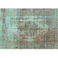 thumbnail image 1 of Ahgly Company Indoor Rectangle Abstract Light Blue Contemporary Area Rugs, 3' x 5', 1 of 4