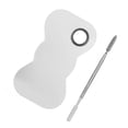 thumbnail image 1 of Stainless Steel Makeup Palette, Cosmetic Mixing Palette Tool Shiny Professional Portable  For Home, 1 of 8