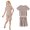 02_Khaki, variant on UJNDER Boys Girls Ribbed Solid Color Round Neck Short Sleeve Top and Long Pants Comfortable Loungewear Pajama Set for Toddler Kids Kids Pajamas,01_Navy,8-9 Years