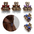 thumbnail image 4 of Pinzas para El Cabello de Moda para Mujer, Accesorios para El Cabello, Pinzas para El Cabello de Mariposa con de Imitación rojo Soledad Garra del pelo de las mujeres, 4 of 10