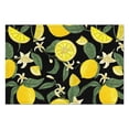 thumbnail image 2 of Placemats Set Of 6 Linen Machine Washable Table Place Mats Hello Summer Lemon Fruits Dinner Mats for Party Kitchen Dining Decoration, 2 of 2
