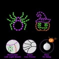 thumbnail image 6 of Halloween Pumpkin Spider Window Light,LED Suction Cup Window Decoration for Glass Door Party Haunted House Indoor Outdoor Seasonal Holiday Display, 6 of 7