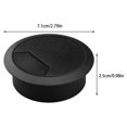 thumbnail image 4 of Goriertaly 5x Removable Cable Hole Cover For Computer Desk Tidy And Cable-Free Environment black 60mm 1Set, 4 of 6