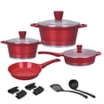 thumbnail image 1 of Bateria De Cocina Antiadherente De Marmol Kochstelle Basics 13 Piezas Kochstelle  Basics Joys Roja, 1 of 9