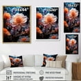 thumbnail image 4 of Designart "Subaquatic Floral Coral II" Coastal Coral Under Water Floater Framed Wall Art Living Room, 4 of 5