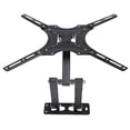thumbnail image 1 of TABLZONE Black Extendable TV Wall Mount Holder with 15 Degree Viewing Angle for Home, 1 of 8