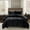 3#Black,Polyester, variant on Full/Queen Faux Fur Comforter Mini Set,Champagne Polyester Household Supplies Décor Bedding Bedding Sets