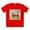 Red, variant on Stamp Shirt, Postage Stamp Shirt