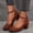 Brown, variant on Womens Wedge Sandals Chunky Heel Slip On Shoes for Women Comfortable Daily Casual Flat Sole Footwear US :8