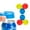 Red, Blue, Yellow, variant on Tanjnj Clearance 6 Pack Silicone Soda Can Cover Lids, Reusable Soda Can Lids Beer Can Covers Pop Can Covers, BPA Free Silicone Can Cover, Stopper and Protector for Soda, Beer, Beverage, Juice, Coke.