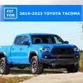 thumbnail image 5 of For 2016-2023 Toyota Tacoma 3 IN 1 Front Bumper Assembly(Mid-Width Front Bumper+Bull Bar) w/2 x D Shackles + Flip-up Licence Plate Mounting Bracket, 5 of 13