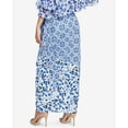 thumbnail image 3 of Rachel Roy Womens Printed Wrap Skirt, Blue, 12, 3 of 3