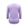 thumbnail image 2 of Playera George Talla G Cuello V Diseño Sólido Lila, 2 of 4
