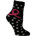thumbnail image 5 of Yacht & Smith Pink Ribbon Breast Cancer Awareness Ankle/Crew Socks for Women, 5 of 6