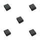 thumbnail image 1 of Ounissouiy 16 Uds. Tapa de pata de antideslizante ovalada de silicona duradera para evitar golpes y arañazos múltiples negros 25*50mm Type2 NO2, 1 of 6