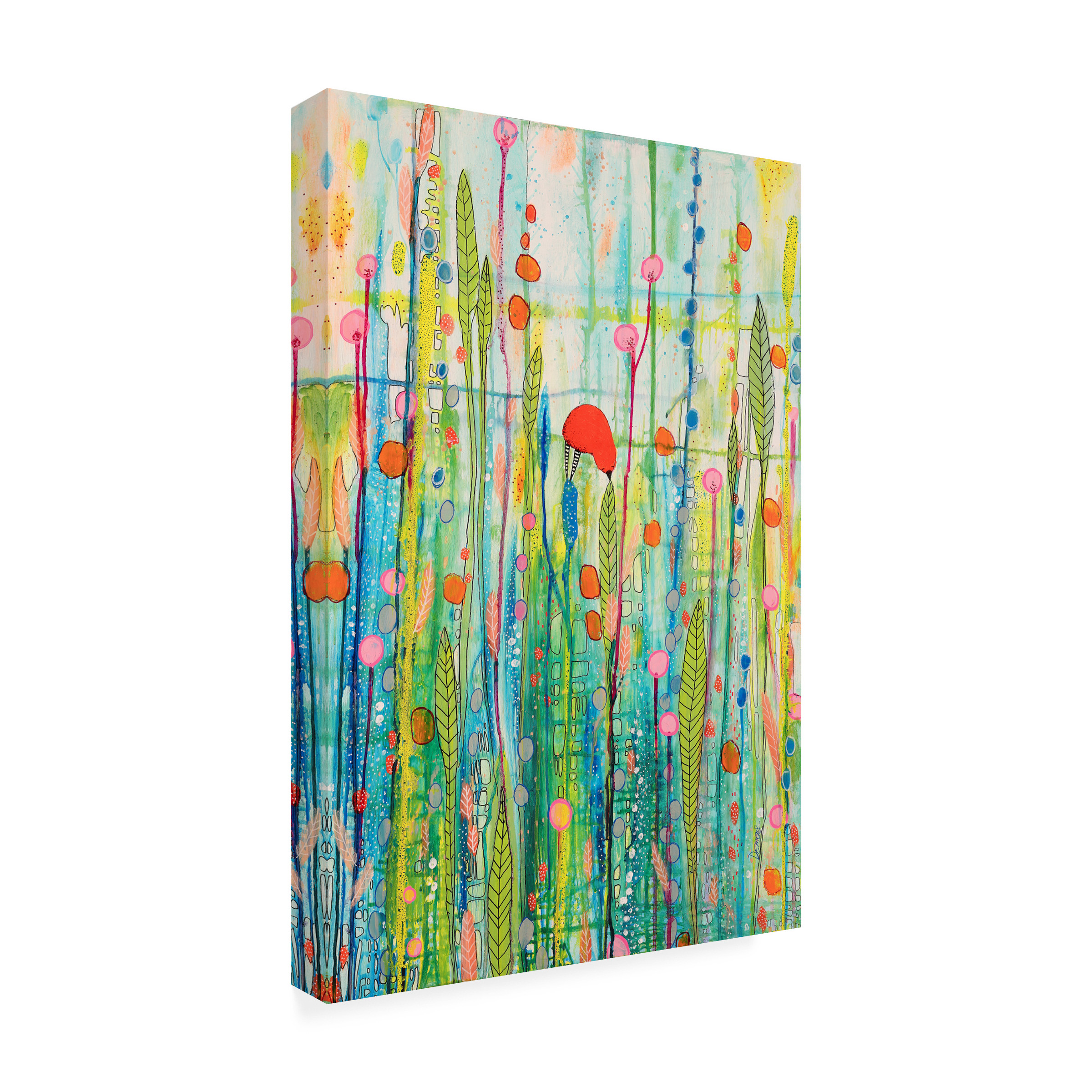 Canvas Wall Art - Sylvie Demers 'Preparer Son Nid Sylvie Demers' Wall Art for Living Room, Bedroom, or Office Décor by Trademark Fine Art - 22 x 32 Inches - 22x32