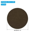 thumbnail image 2 of Uxcell 4 Inch Diameter Lamp Base Felt, 10Pack 2mm Thickness Adhesive Non-slip Anti-scratch Backed Felt, Coffee, 2 of 6