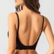 thumbnail image 5 of Gibobby Brasieres para mujer sin varilla Sujetador de espalda en forma de U para mujer Sujetador de realce sin espalda grande Ropa interior de encaje sexy(Negro,90C), 5 of 5