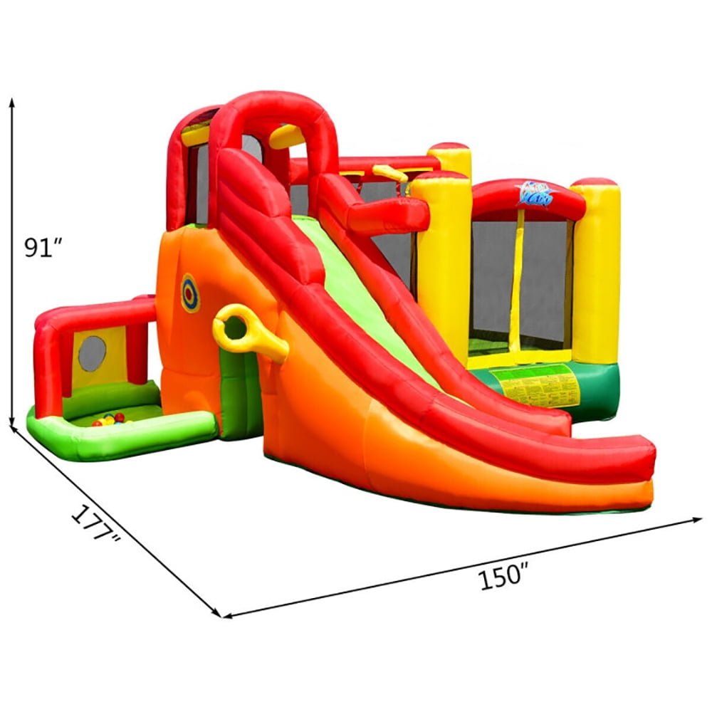 Aimee Lii 780W Blower Kids Inflatable Slide House Castle Jumper Bouncer, Kids Bounce House Aimee Lii 780W Blower Kids Inflatable Slide House Castle Jumper Bouncer, Kids Bounce House