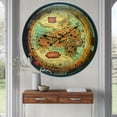thumbnail image 6 of THE GEARS CLOCK Wall Clock with Real Moving Gears PO-LI_ 24 in Round BLACK-ANTIQUE, 6 of 14