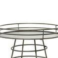 thumbnail image 5 of DecMode 12" x 10" Gray Metal Cake Stand, 1-Piece, 5 of 10