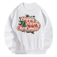 thumbnail image 2 of Sudadera de mujer elegante ropa deportiva blanca Tops para desplazamientos en la calle vacaciones SG Yuyangstore Camisa de entrenamiento, 2 of 8