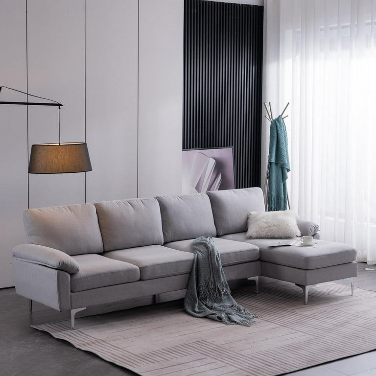 7 foot couch with on sale chaise