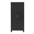 thumbnail image 6 of Tcbosik Modern Storage Cabinet with 2 Doors, 71"H Cupboard with Adjustable Shelves, Sideboard Buffet Cabinet for Kitchen, Dining Room, Living Room, Black, 6 of 10