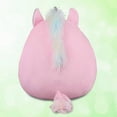 thumbnail image 3 of 8" Pink Unicorn Plush Pillow Toy Squishy Stuffed Animal Plushie Pillow Cute Unicorn Huggable Toy Kawaii Soft Cushion, 3 of 4