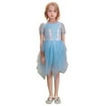 thumbnail image 1 of Robe Fille Volant Sans Manches Robe en Tulle Robe de Printemps Fille Robe d'Anniversaire Fille Vêtements Bébé Fille Été 3-4 Ans Mode Fille, 1 of 3