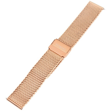Tuseno Rose Gold Stainless Steel Mesh Band T020302XX