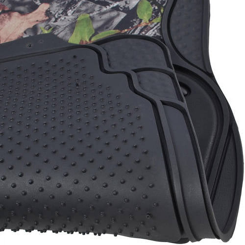 BDK Hawg Camouflage Seat Covers and Floor Mats for Car and SUV, Heavy Duty Rubber, Trimmable