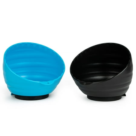 UPC: 0886352500302 | Capri Tools Magnetic Parts Bowl Set 2-Piece Black and Blue