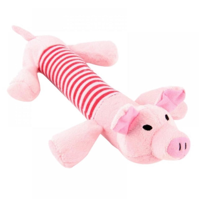 Pet Toy Plush Vocal Pet Striped Plush Toy For Small Medium Large Dogs