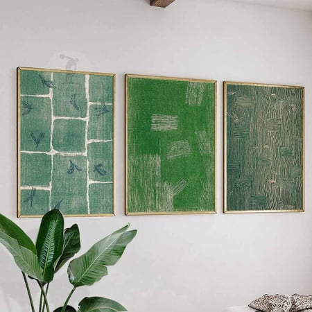 Katsushika Japanese Vintage Floral Wall Poster Set 3 Unframed Paper Print 8x12