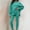 Green, variant on Xdegoge Womens 2 Piece Lounge Sets Oversized Crewneck Long Sleeve Drop Shoulder Tunic Sweatshirt and High Waisted Leggings Casual Fall Workout Tracksuit