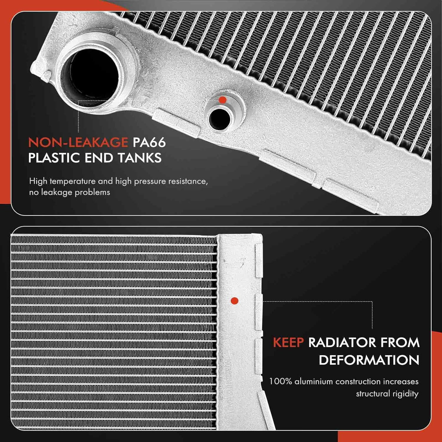 A-Premium Engine Coolant Radiator For BMW 5 & 7 Series (528i, 535i, 535d, 740Ld) 2011-2016