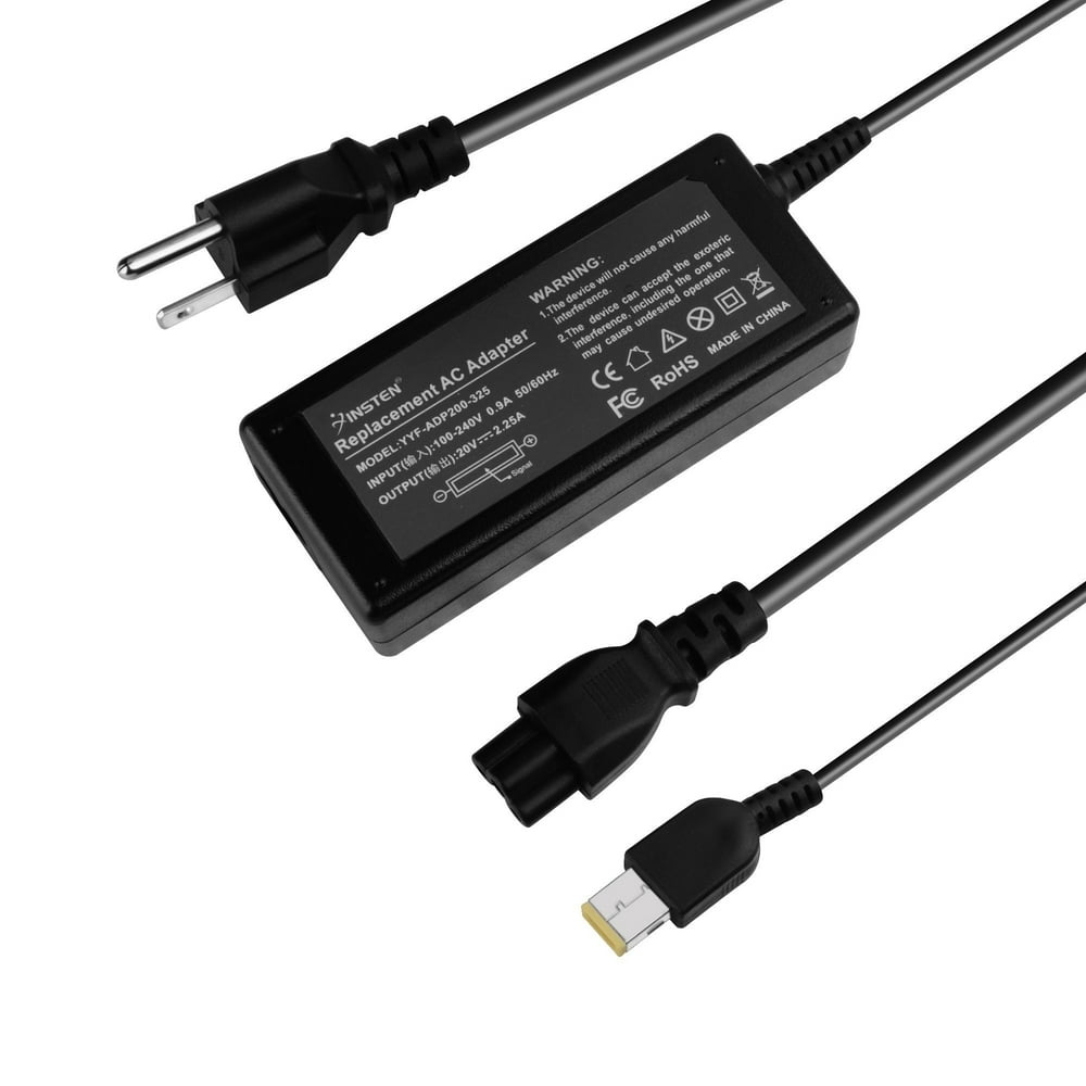 Insten 45W 20V 2.25A AC Power Adapter for Lenovo IdeaPad ThinkPad Yoga