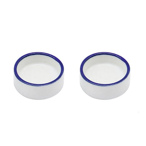 WE-POLUJ Ceramic Mini Reptile Worm Dish Lizard Escape Proof Round Bowl Spider Water Dish