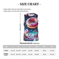 thumbnail image 4 of Sikiie Starry Sky Colorful Donut Basketball Jersey Reversible Men's Mesh Athletic Sports Shirts Training Practice S-4XL4X-Large, 4 of 6