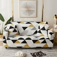 thumbnail image 1 of TFixol Elastic Sofa Slipcover with Free Pillowcase, Durable Polyester Fabric, Multicolor Design, Fits 145-185cm Double Seats, Easy Installation Included, 1 of 6